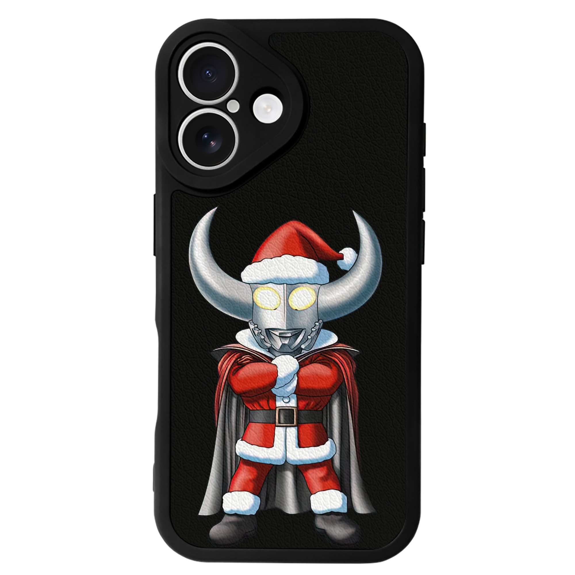 （画像用） ウルトラマン Ultraman 【iPhone 16シリーズ対応】シリコンスマホケース（レザー調） 材質：シリコン